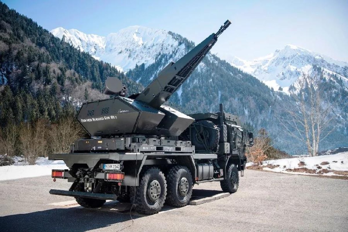 Skynex әуе қорғаныс қондырғысы. Фото: Rheinmetall