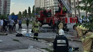 Алматыда 16 қабатты үйде болған өрт: ҚР ТЖМ толық мәлімет жариялады
