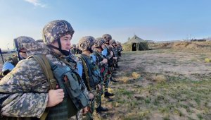 Павлодар облысында сарбаздарға арналған әскери жиын өтіп жатыр
