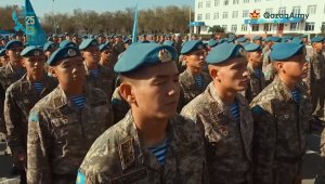 Қонаев гарнизонының десантшылары еліміздің әскери бөлімдеріне жаңа челлендж жолдады