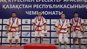 Армия спортшылары қазақ күресінен өткен ел чемпионатында 9 медаль жеңіп алды