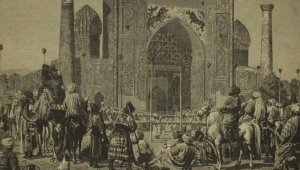 Нью-Йорк кітапханасында «Түркістан, 1882» деген түсіндірме жазуы бар сурет табылды