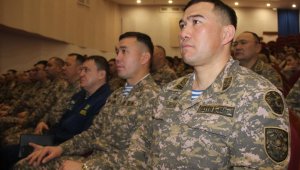 Абай гарнизонында Тәрбие құрылымдарының офицері күні аталып өтті