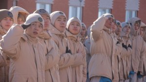 Атырау облысында 135 оқушы «Жас сарбаз» қатарына қосылды