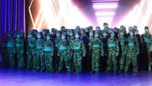 «Жас сарбаз» студиясына әскери қызметшілерінің 200-ден астам баласы қатысады