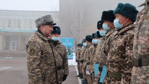 Оңтүстік өңірдегі әскери бөлімдерге тексеру жүргізілді
