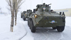 Астанаға жақын жерде әскери техникалар жүреді: Қорғаныс министрлігі мәлімдеме жасады