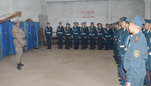 Әскери бөлімнің тыныс-тіршілігімен танысты