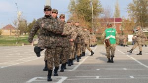 Осы күзде әскерге шақырылғандар оқуға кірісті