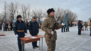 ӘУЕ ШЕБІН ҚОРҒАЙТЫН САРБАЗДАР АНТ БЕРДІ