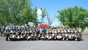 Запасқа шықты сарбаздар