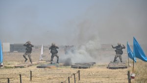 «Дарбаза» полигонындағы жауынгерлік сынақ